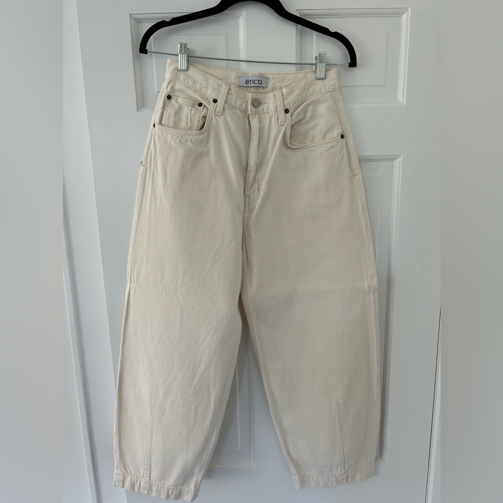 Ética Ivory Denim Jeans Size 28